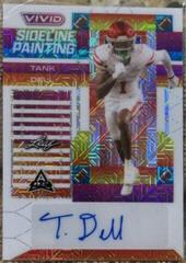Tank Dell [Mojo White] #SP-TD1 Football Cards 2023 Leaf Vivid Autographs Sideline Painting Prices