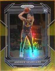 Andrew Nembhard [Black Gold] #227 Basketball Cards 2022 Panini Prizm Prices