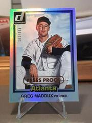 Greg Maddux [Silver Press Proof] Baseball Cards 2015 Donruss Prices