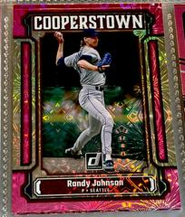 Randy Johnson [Pink Fireworks] #CT11 Baseball Cards 2023 Panini Donruss Cooperstown Prices