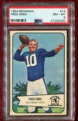 Fred Enke Football Cards 1954 Bowman Prices