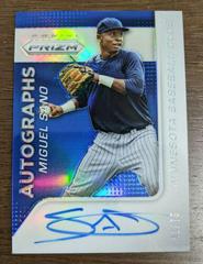 Miguel Sano [Blue] #32 Baseball Cards 2015 Panini Prizm Autograph Prizms Prices