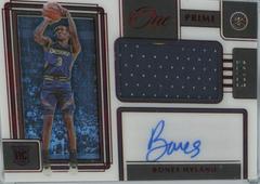 Bones Hyland [Red] Basketball Cards 2021 Panini One and One Prime Rookie Jersey Autographs Prices