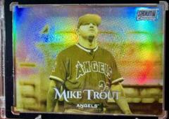 Mike Trout [Gold Minted Refractor] Baseball Cards 2019 Stadium Club Chrome Prices