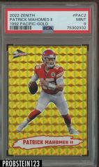Patrick Mahomes II [Gold] #PAC-2 Football Cards 2022 Panini Zenith 1992 Pacific Prices