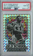 Wilt Chamberlain #18 Basketball Cards 2019 Panini Mosaic Old School Prices
