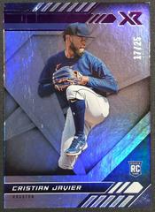 Cristian Javier [Purple] Baseball Cards 2021 Panini Chronicles XR Prices