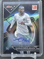Randal Kolo Muani [Black] #BCA-RK Soccer Cards 2022 Topps Finest Bundesliga Autographs Prices