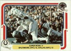 Super Bowl V #61 Football Cards 1980 Fleer Team Action Prices