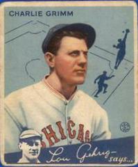 Charlie Grimm Baseball Cards 1934 Goudey Prices