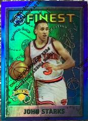 John Starks [Refractor w Coating] Basketball Cards 1995 Finest Prices