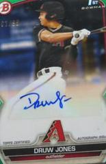 Druw Jones [Green] Baseball Cards 2023 Bowman Paper Prospect Autographs Prices