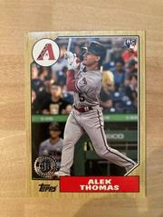 Alek Thomas #87TBU-14 Baseball Cards 2022 Topps Update 1987 Prices