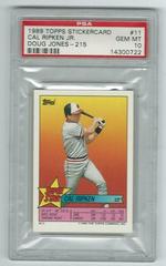 Cal Ripken Baseball Cards 1989 Topps Stickercard Prices