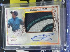 Julio Rodriguez [Spectrum Silver] #PA-JR1 Baseball Cards 2020 Leaf Trinity Patch Autographs Prices