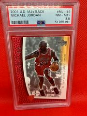 Michael Jordan #MJ-85 Basketball Cards 2001 Upper Deck MJ's Back Prices