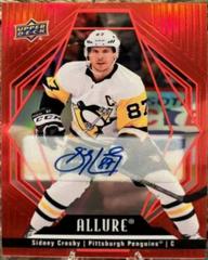 Sidney Crosby [Red Rainbow Autograph] #84 Hockey Cards 2022 Upper Deck Allure Prices
