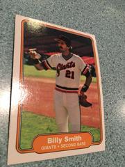 Billy Smith #400 Baseball Cards 1982 Fleer Prices