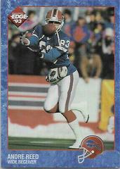 Andre Reed #15 Football Cards 1993 Collector's Edge Prices