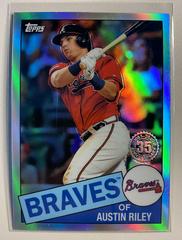 Austin Riley [Orange Refractor] #85TC-23 Baseball Cards 2020 Topps Chrome 1985 Prices