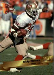 Ricky Watters #6 Football Cards 1993 Wild Card Prices