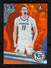 Ryan Kalkbrenner [Orange Sapphire] #17 Basketball Cards 2023 Bowman Chrome University Sapphire Prices