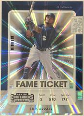 Luis Arraez [Fame] Baseball Cards 2021 Panini Contenders Prices
