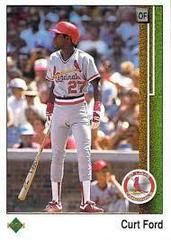 Curt Ford #309 Baseball Cards 1989 Upper Deck Prices