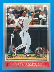 Manny Ramirez #61 Baseball Cards 1998 Topps Opening Day Prices