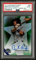 Brendan Rodgers [Green Refractor] #BR Baseball Cards 2015 Bowman's Best of Autographs Prices