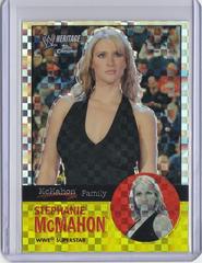 Stephanie McMahon [Xfractor] Wrestling Cards 2007 Topps Heritage II Chrome WWE Prices