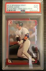 Aaron Judge [Black and Red-Asia Exclusive] #150 Baseball Cards 2015 Bowman Draft Prices
