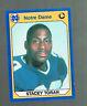Stacey Toran Football Cards 1990 Notre Dame Collegiate Collection Prices