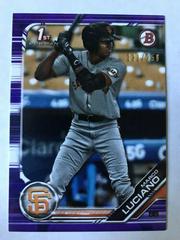Marco Luciano [Purple] #BP-82 Baseball Cards 2019 Bowman Prospects Prices
