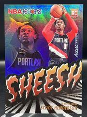 Scoot Henderson [Artist Proof] #11 Basketball Cards 2023 Panini Hoops Sheesh Prices