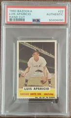 Luis Aparicio [Hand Cut] Baseball Cards 1960 Bazooka Prices