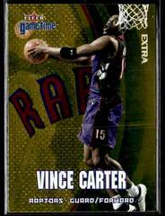 Vince Carter [Extra] Basketball Cards 2000 Fleer Game Time Prices