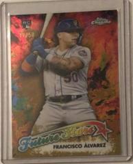 Francisco Alvarez [Gold] Baseball Cards 2023 Topps Chrome Future Stars Prices