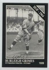 Burleigh Grimes #25 Baseball Cards 1991 Conlon Collection Prices