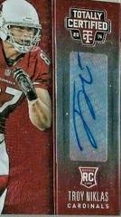 Troy Niklas [Autograph] Football Cards 2014 Panini Totally Certified Prices