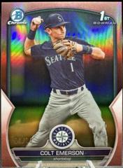Colt Emerson [Rose Gold] #BDC-42 Baseball Cards 2023 Bowman Draft Chrome Prices