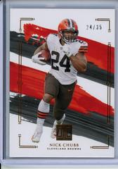 Nick Chubb [Bronze] #23 Football Cards 2021 Panini Impeccable Prices