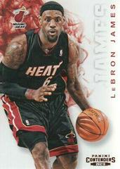 LeBron James #80 Basketball Cards 2012 Panini Contenders Prices