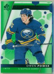 Owen Power [Limited Green] #102 Hockey Cards 2022 SP Authentic Prices