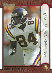 Randy Moss [Gold] Football Cards 1999 Bowman Prices