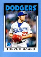 Trevor Bauer #86B-33 Baseball Cards 2021 Topps Update 1986 35th Anniversary Prices