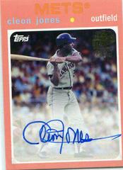 Cleon Jones [Peach] Baseball Cards 2017 Topps Archives Fan Favorites Autographs Prices