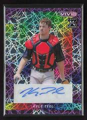 Kyle Teel [Purple Laser] #BA-KT1 Baseball Cards 2023 Leaf Vivid Autograph Prices