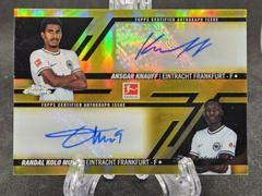 Ansgar Knauff, Randal Kolo Muani [Gold] Soccer Cards 2022 Topps Chrome Bundesliga Dual Autographs Prices