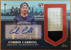 Corbin Carroll [Red] Baseball Cards 2023 Topps Update All Star Stitches Autographs Prices